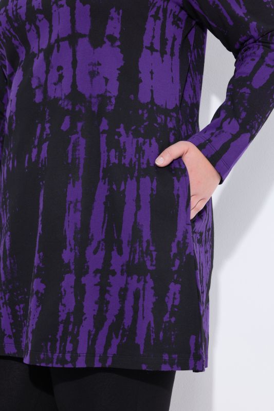 Туника с батиков принт