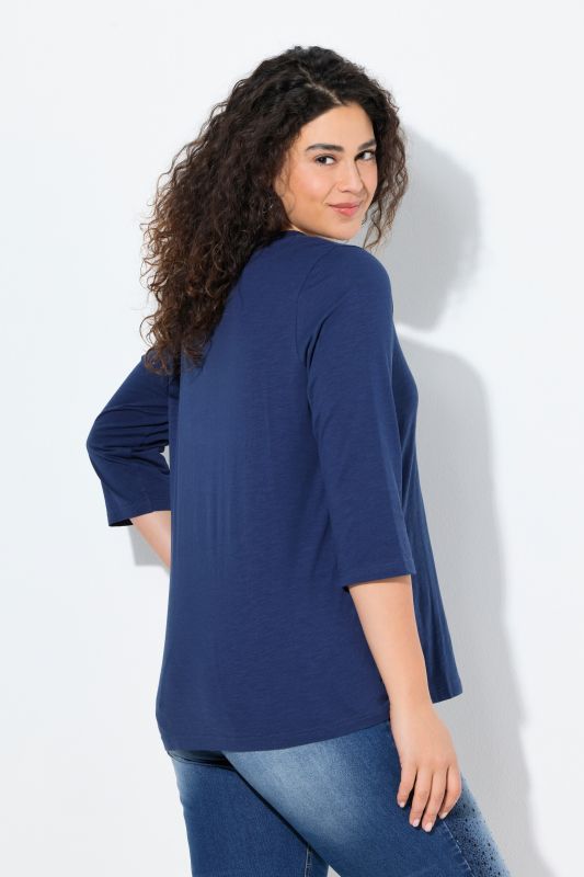 Блуза с принт и надпис