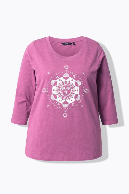 Блуза с принт и надпис