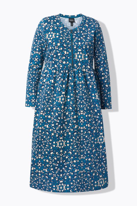 Рокля тип суитчър с геометричен принт