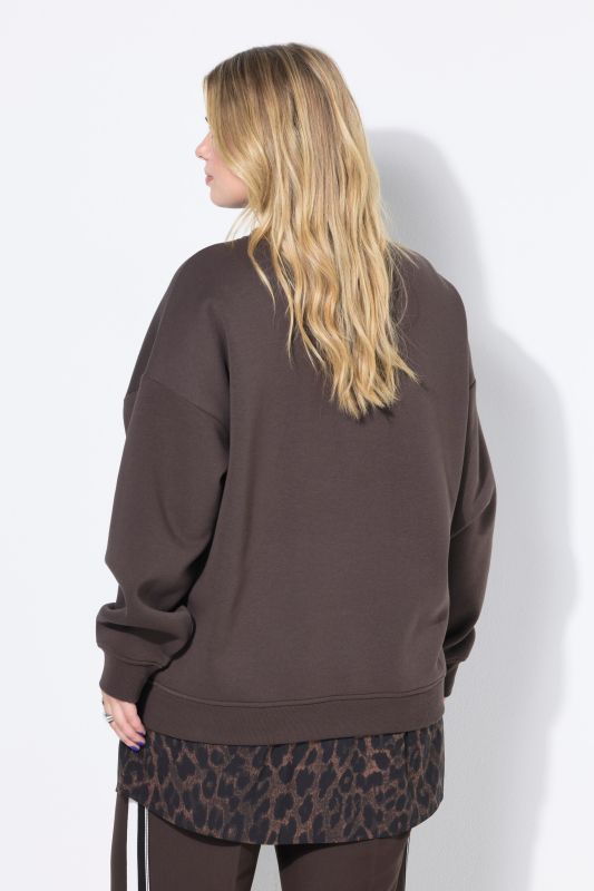 Суитчър с леопардов принт