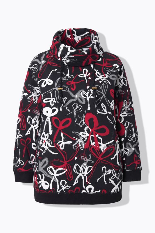 Суитчър с принт на панделки