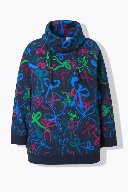 Суитчър с принт на панделки