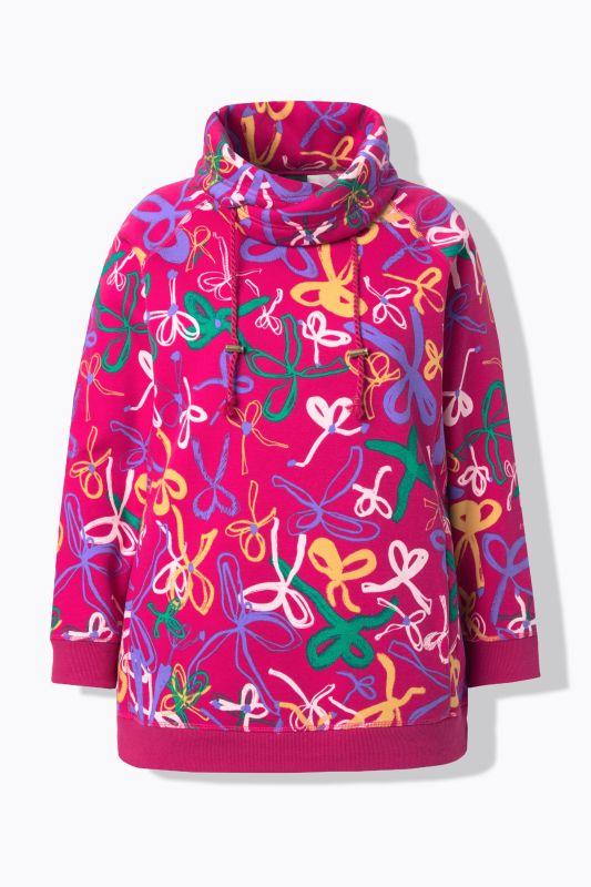 Суитчър с принт на панделки