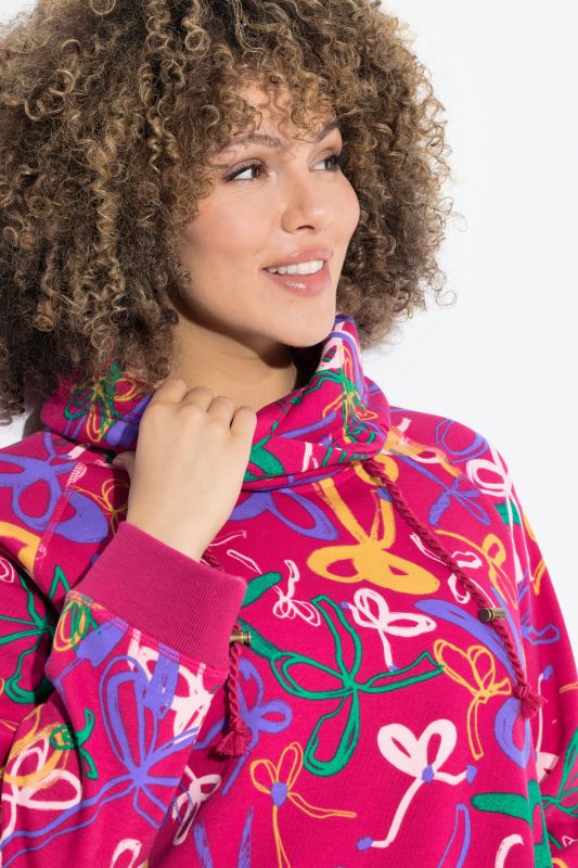 Суитчър с принт на панделки