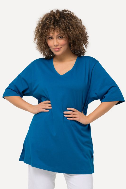 Basic V-Neck Relaxed Fit Short Sleeve Tee