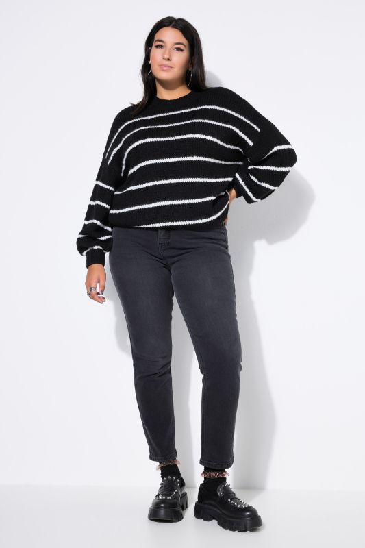 Дънки тип Mom еластични