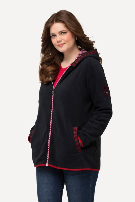 Hooded Fleece Zip-Up Jacket