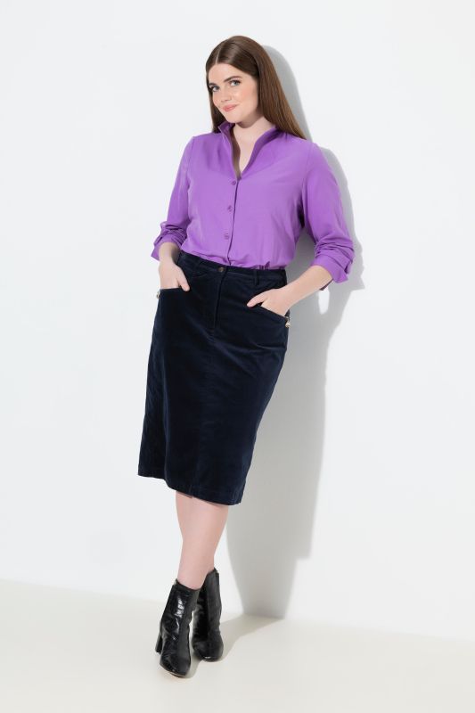 Velvet Stretch Fit Mony Skirt