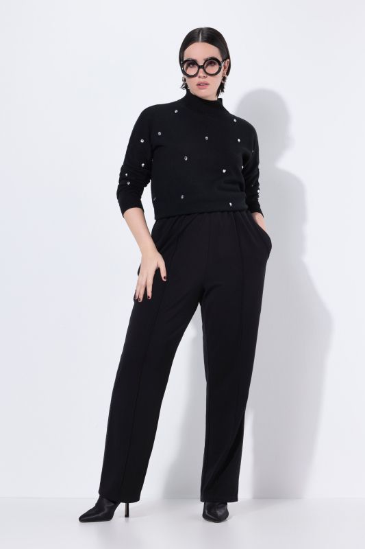 Панталон с бляскави райета