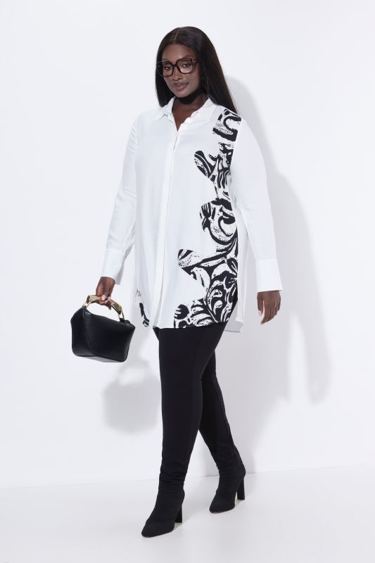 Риза с графични мотиви