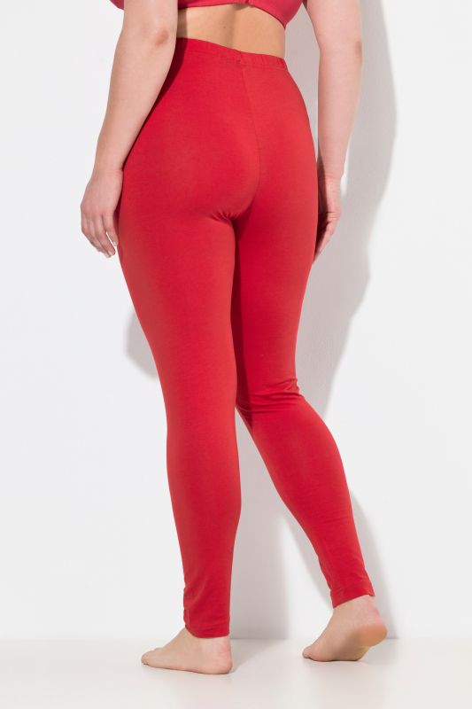 Basic Stretch Knit Ankle Length Leggings