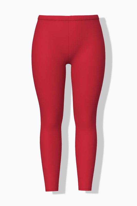 Basic Stretch Knit Ankle Length Leggings
