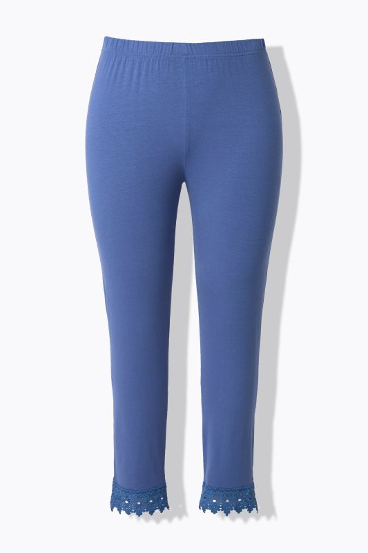 Eco Cotton Lace Trim Leggings