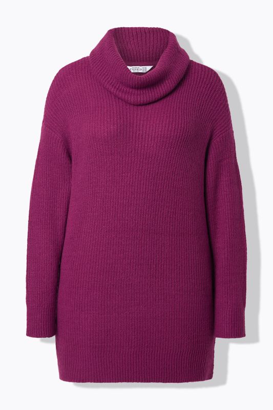 Long Cut Turtleneck Sweater
