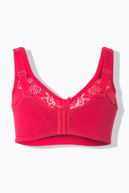 Lace Inset Wirefree Kelly Fit Support Bra