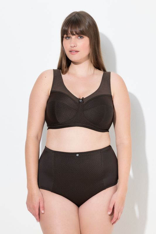 Jacquard Dot Wirefree Kelly Fit Support Bra