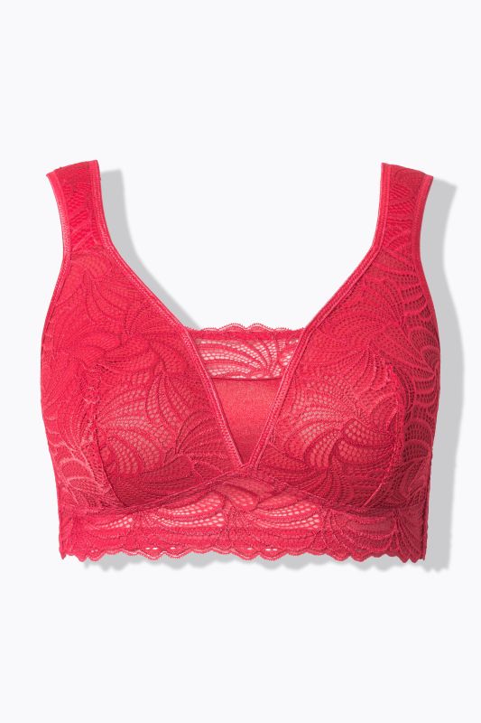Lace Detail Wirefree Bralette
