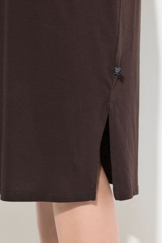 Satin Pocket Long Sleeve Nightgown