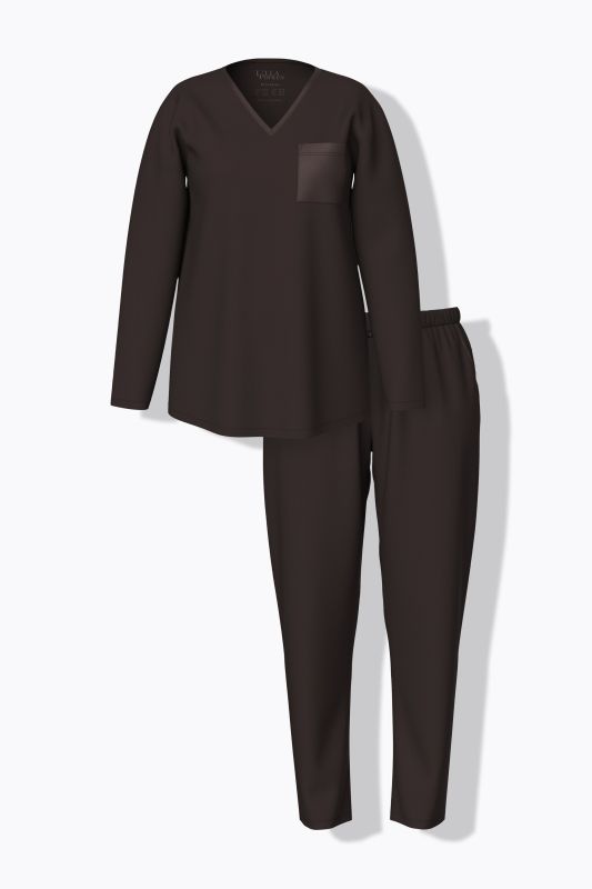 Satin Pocket Pajama Set