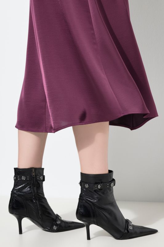 A-Line Satin Skirt