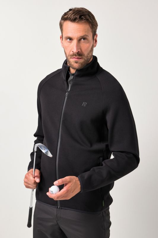 Golf, sweat jacket, stand-up collar, zip, raglan