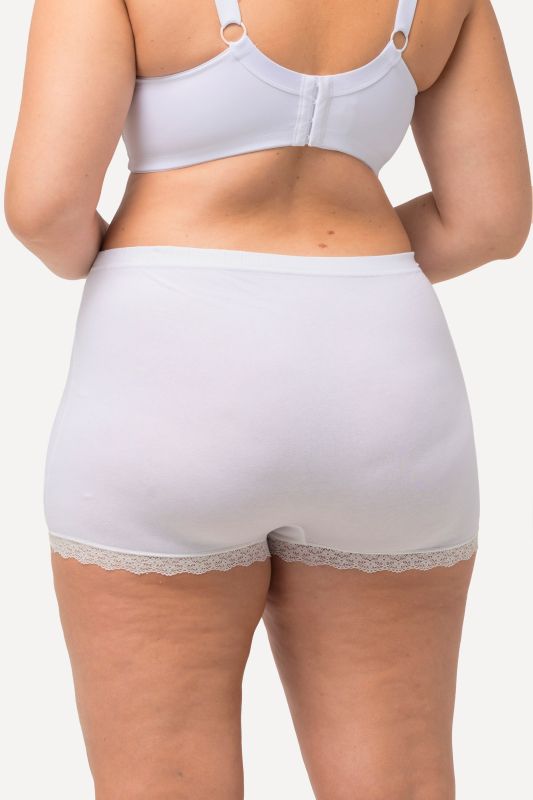 Бикини с крачол комплект от 3 броя с дантела