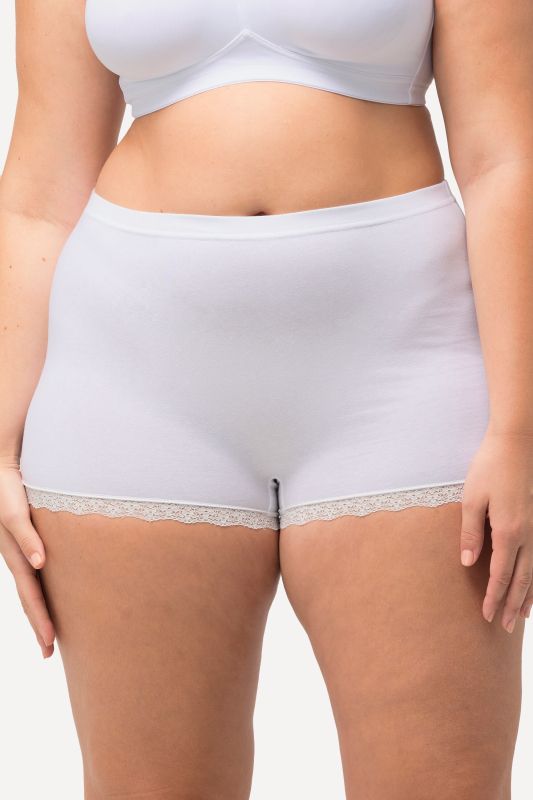 Бикини с крачол комплект от 3 броя с дантела