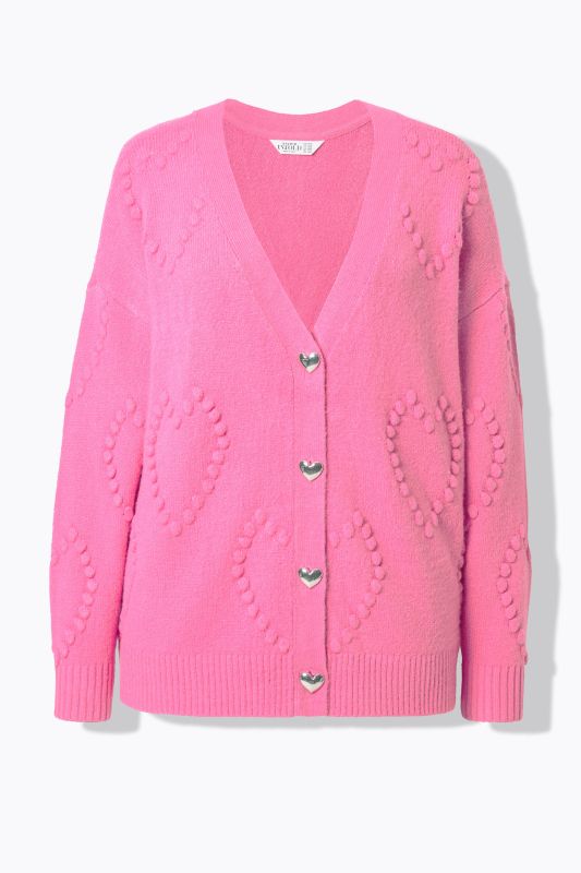 Textured Heart Cardigan