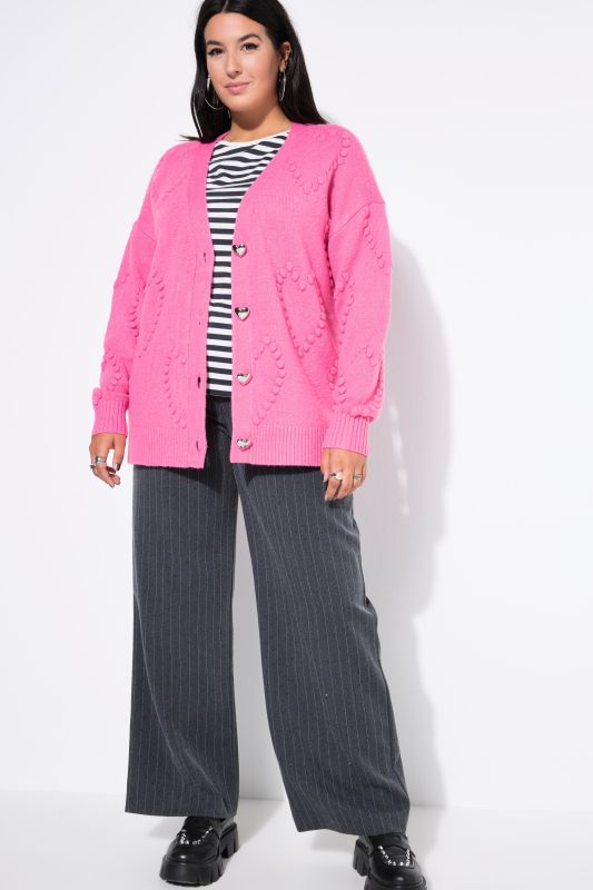 Textured Heart Cardigan