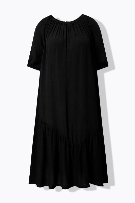 Textured Flounce Dress