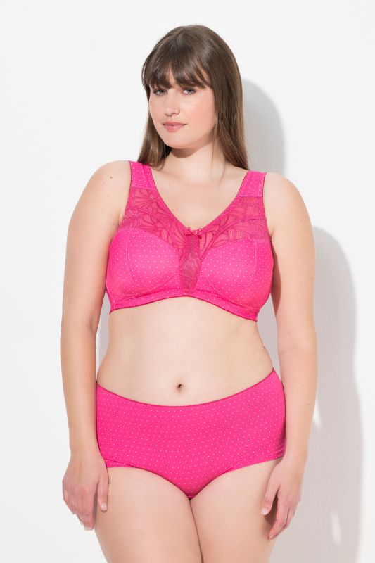 Dots and Lace Relief Bra