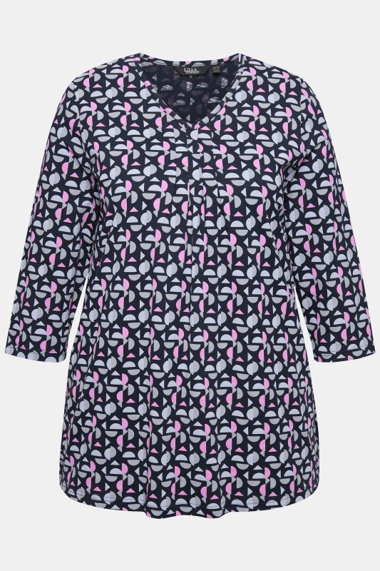 Тениска с геометричен принт