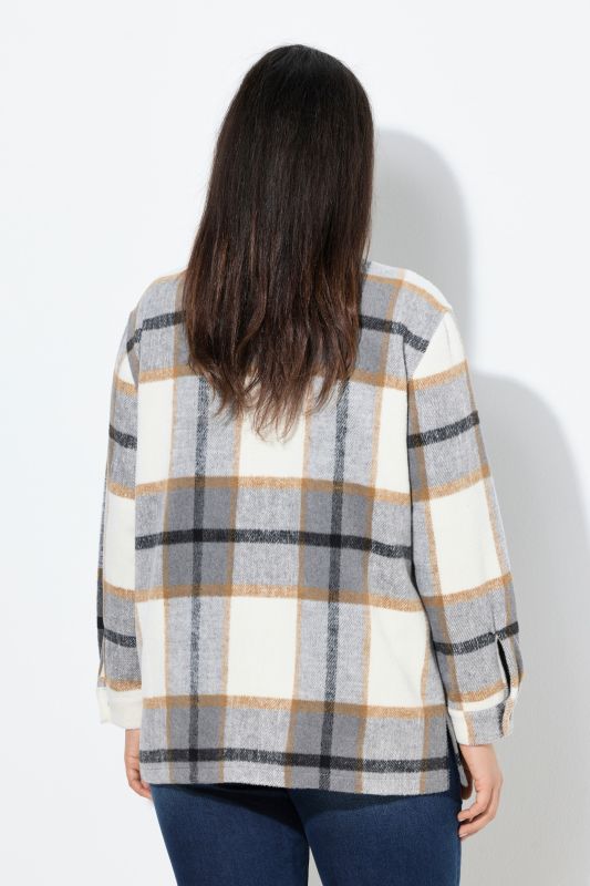 Яке с кариран принт