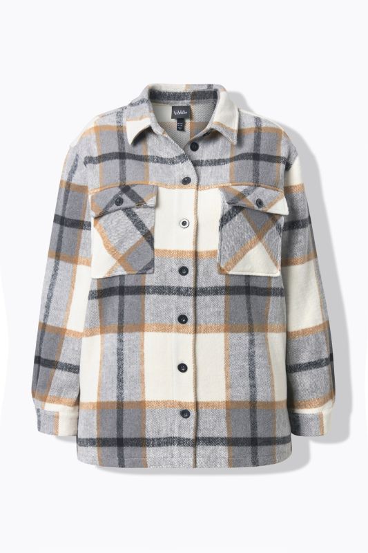 Яке с кариран принт