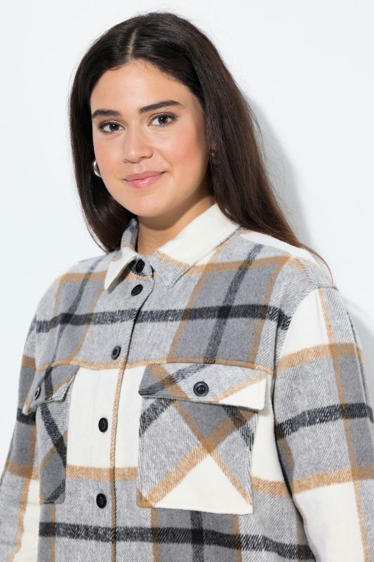 Яке с кариран принт