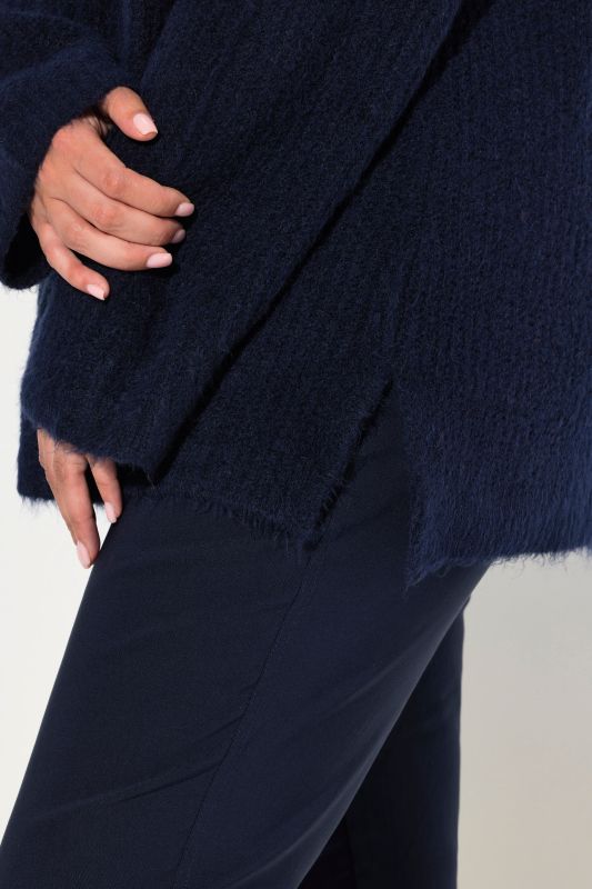 Ribbed Knit Turtleneck Sweater