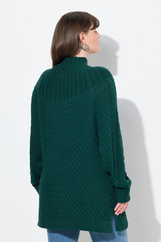 Raglan long pullover