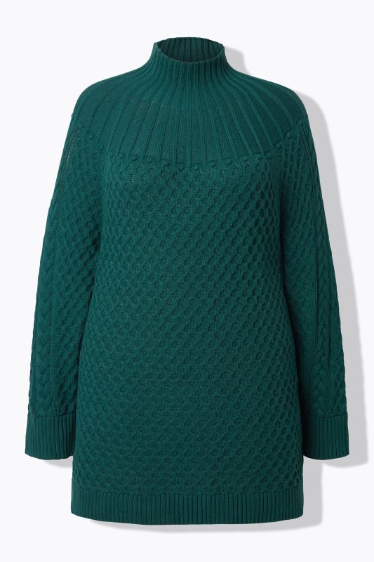 Raglan long pullover