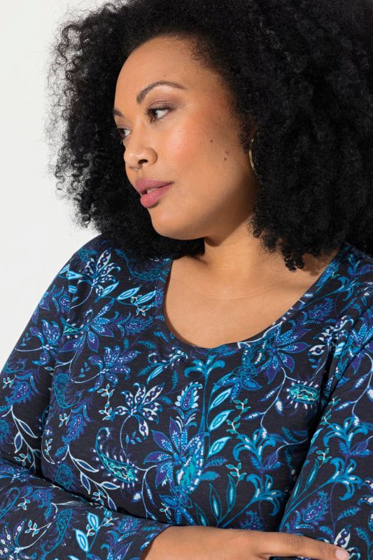 Туника с листов пейзли принт