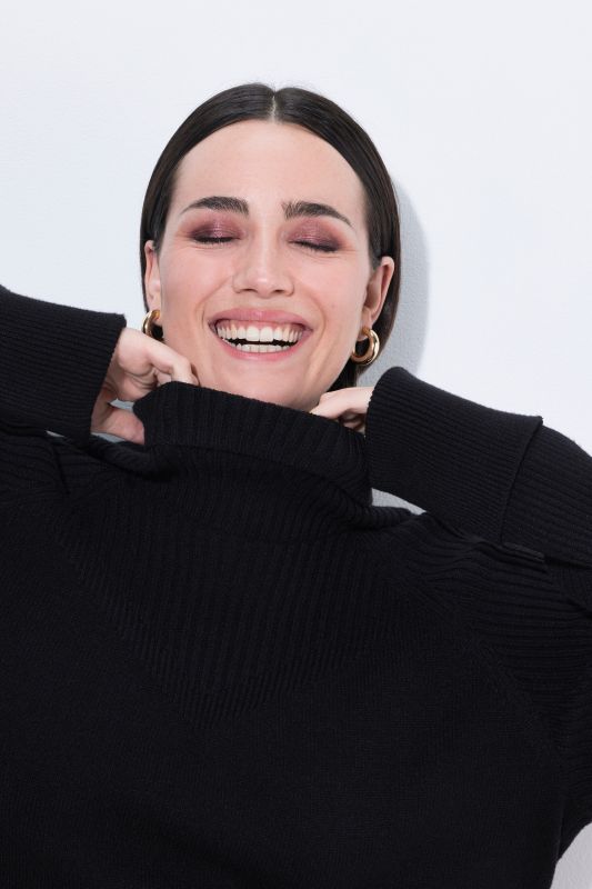 Пуловер с поло яка