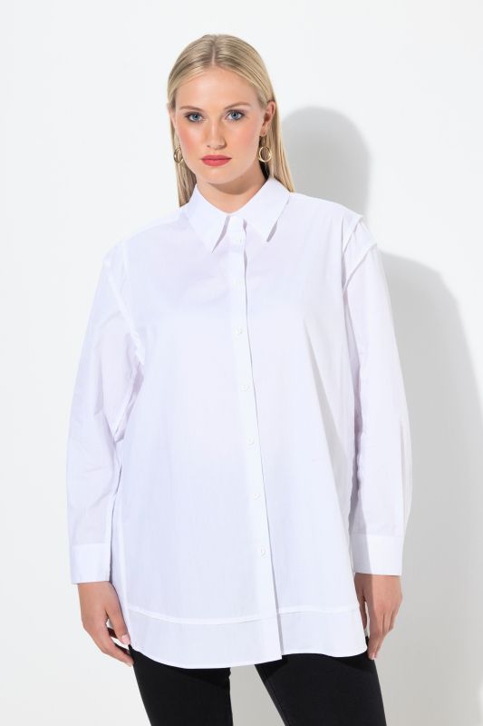 Риза с декоративни шевове