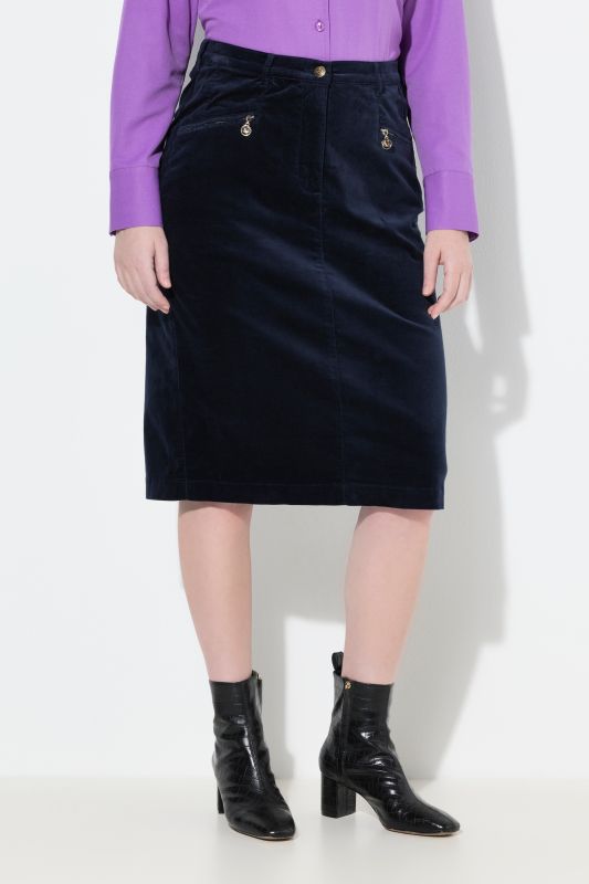 Velvet Stretch Fit Mony Skirt