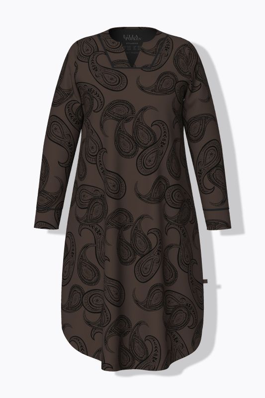 Нощница с пейзли принт