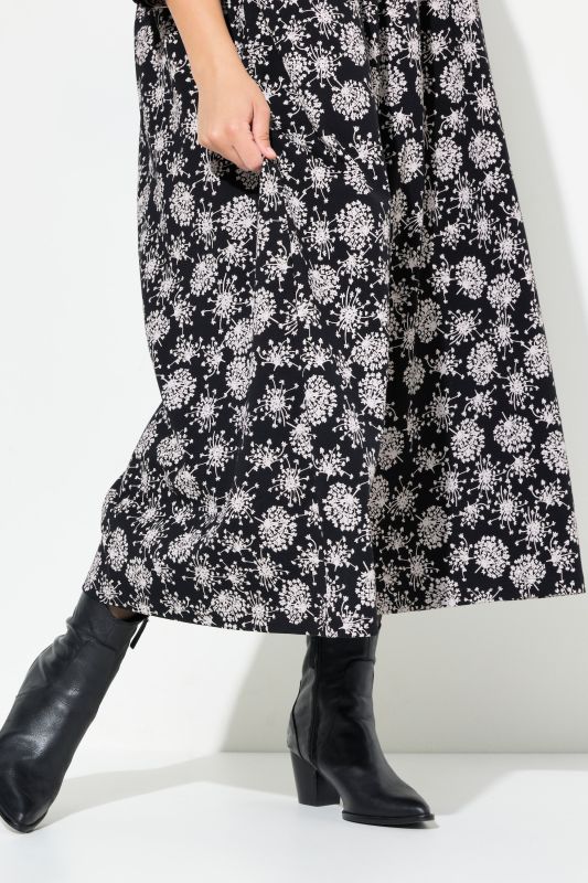 Рокля с принт на глухарчета