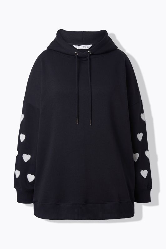 Hoodie, extra oversized, sweat, hood, hearts