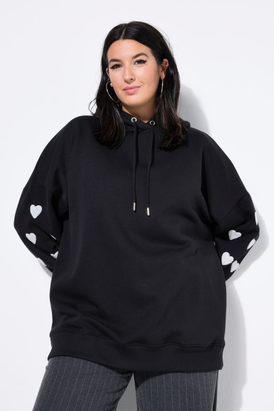 Hoodie, extra oversized, sweat, hood, hearts