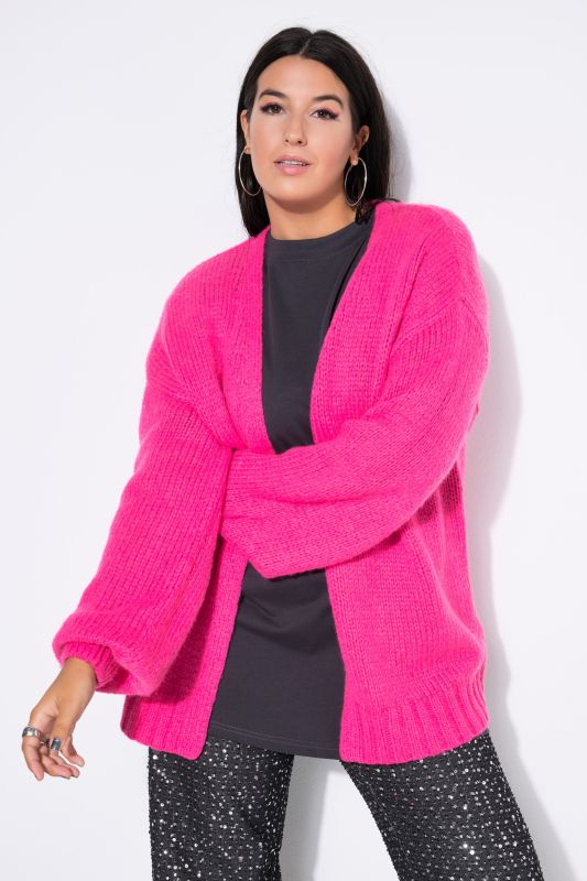 Oversized Open Shape Long Sleeve Cardigan