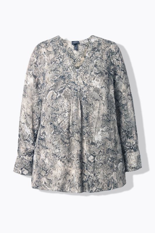 Туника със змийски принт