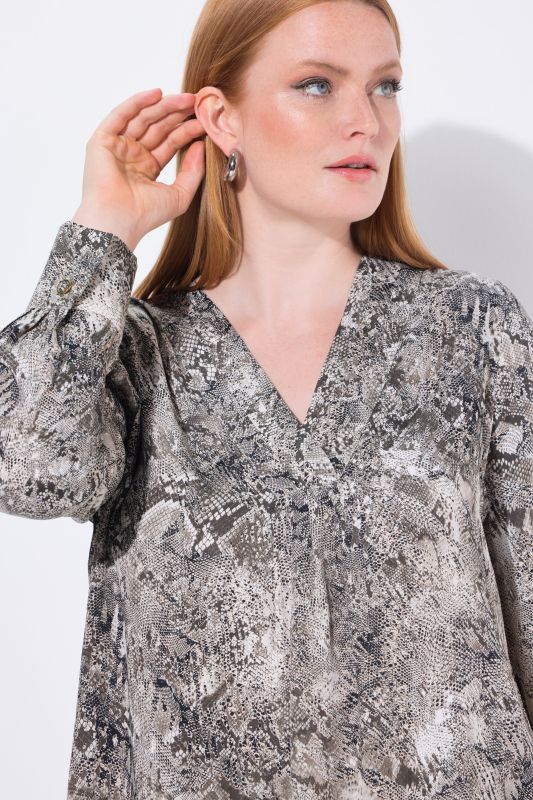 Туника със змийски принт